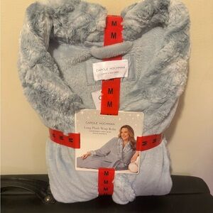 Midnight by Carole Hochman Blue Plush Robe